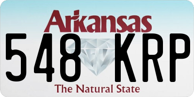 AR license plate 548KRP