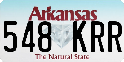 AR license plate 548KRR