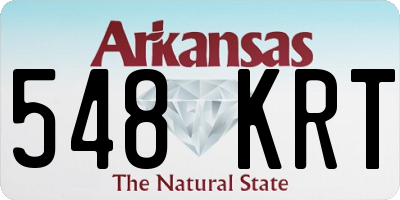 AR license plate 548KRT