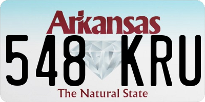 AR license plate 548KRU