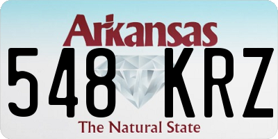 AR license plate 548KRZ