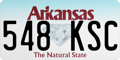 AR license plate 548KSC
