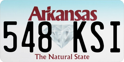 AR license plate 548KSI