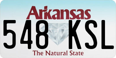 AR license plate 548KSL