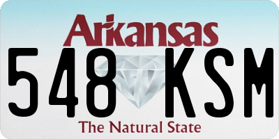 AR license plate 548KSM