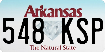 AR license plate 548KSP