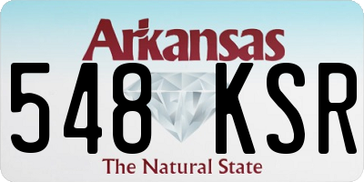 AR license plate 548KSR