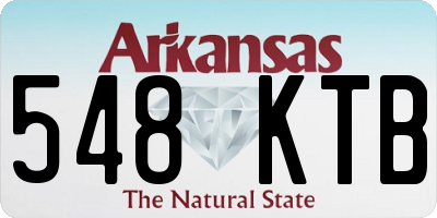 AR license plate 548KTB