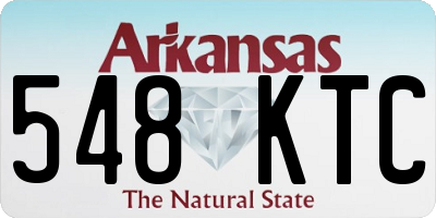 AR license plate 548KTC