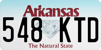 AR license plate 548KTD