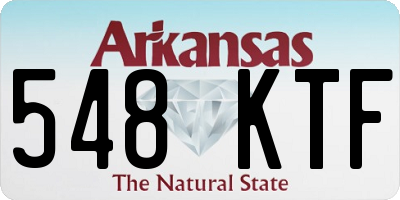 AR license plate 548KTF