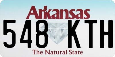 AR license plate 548KTH