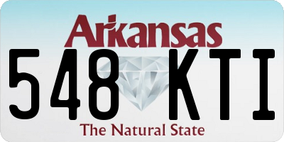 AR license plate 548KTI