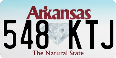AR license plate 548KTJ