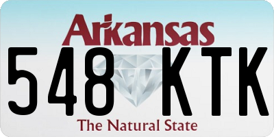 AR license plate 548KTK