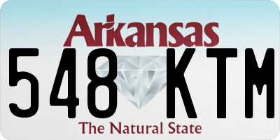 AR license plate 548KTM