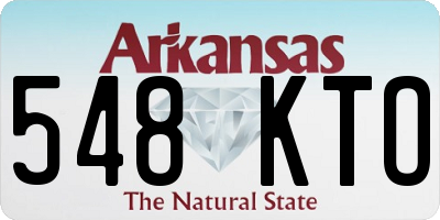 AR license plate 548KTO
