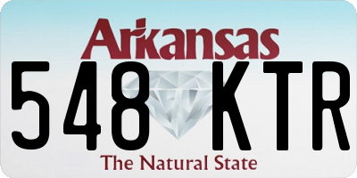 AR license plate 548KTR
