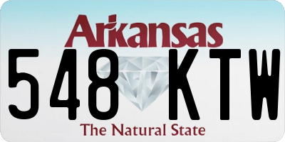 AR license plate 548KTW