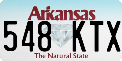AR license plate 548KTX