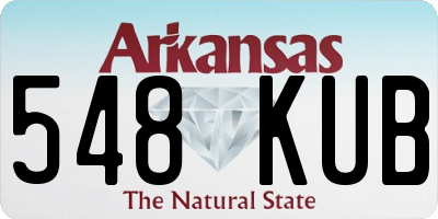 AR license plate 548KUB