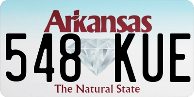 AR license plate 548KUE