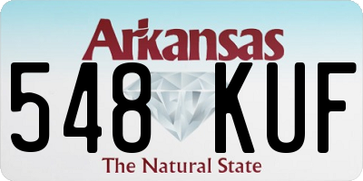 AR license plate 548KUF