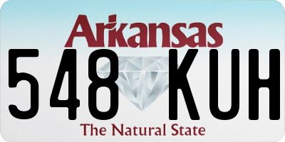 AR license plate 548KUH