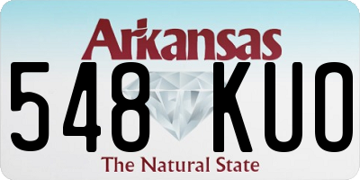 AR license plate 548KUO