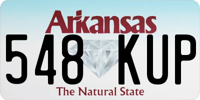 AR license plate 548KUP