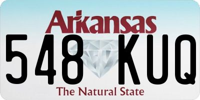 AR license plate 548KUQ