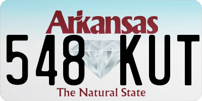 AR license plate 548KUT