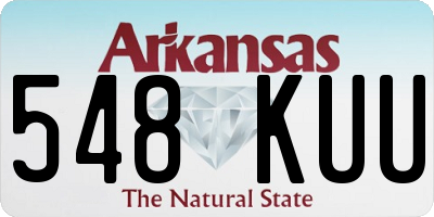 AR license plate 548KUU