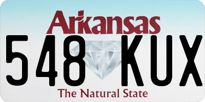 AR license plate 548KUX