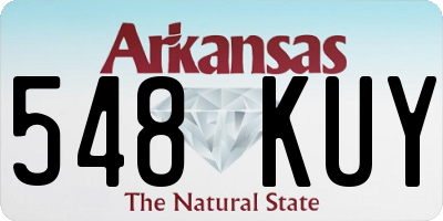 AR license plate 548KUY