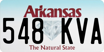 AR license plate 548KVA
