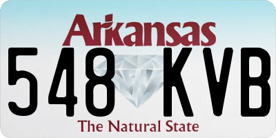 AR license plate 548KVB