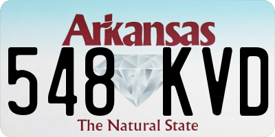 AR license plate 548KVD