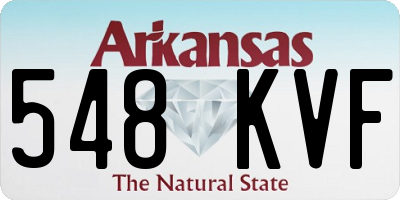 AR license plate 548KVF