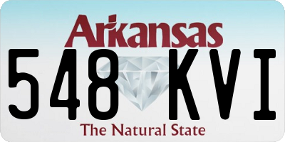AR license plate 548KVI