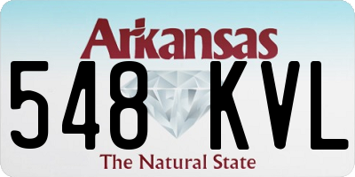 AR license plate 548KVL