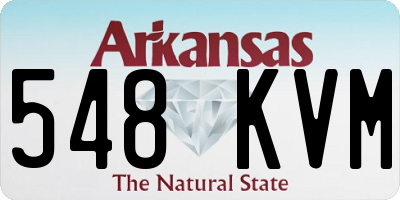 AR license plate 548KVM