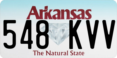AR license plate 548KVV