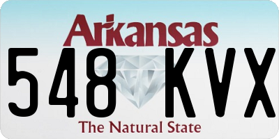 AR license plate 548KVX