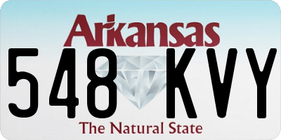 AR license plate 548KVY