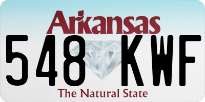 AR license plate 548KWF