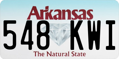 AR license plate 548KWI