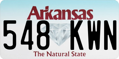 AR license plate 548KWN