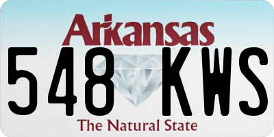 AR license plate 548KWS