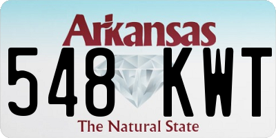AR license plate 548KWT